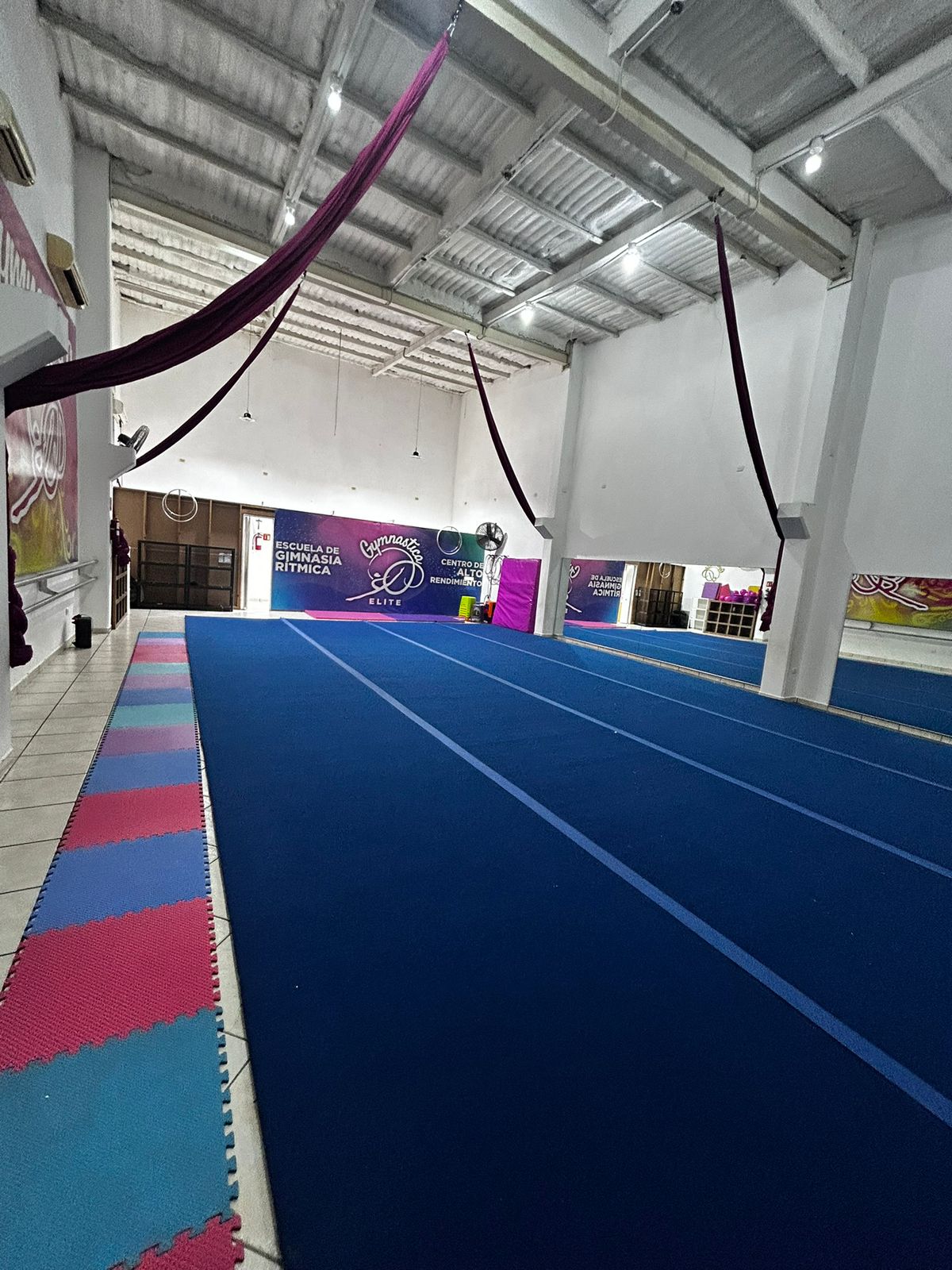 Área interior completa de entrenamiento en Gymnastica